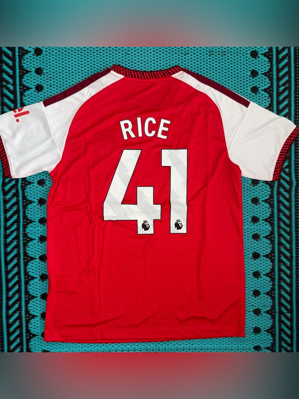 Declan Rice 41 | Arsenal Home Jersey/Kit Fan Version (Medium)